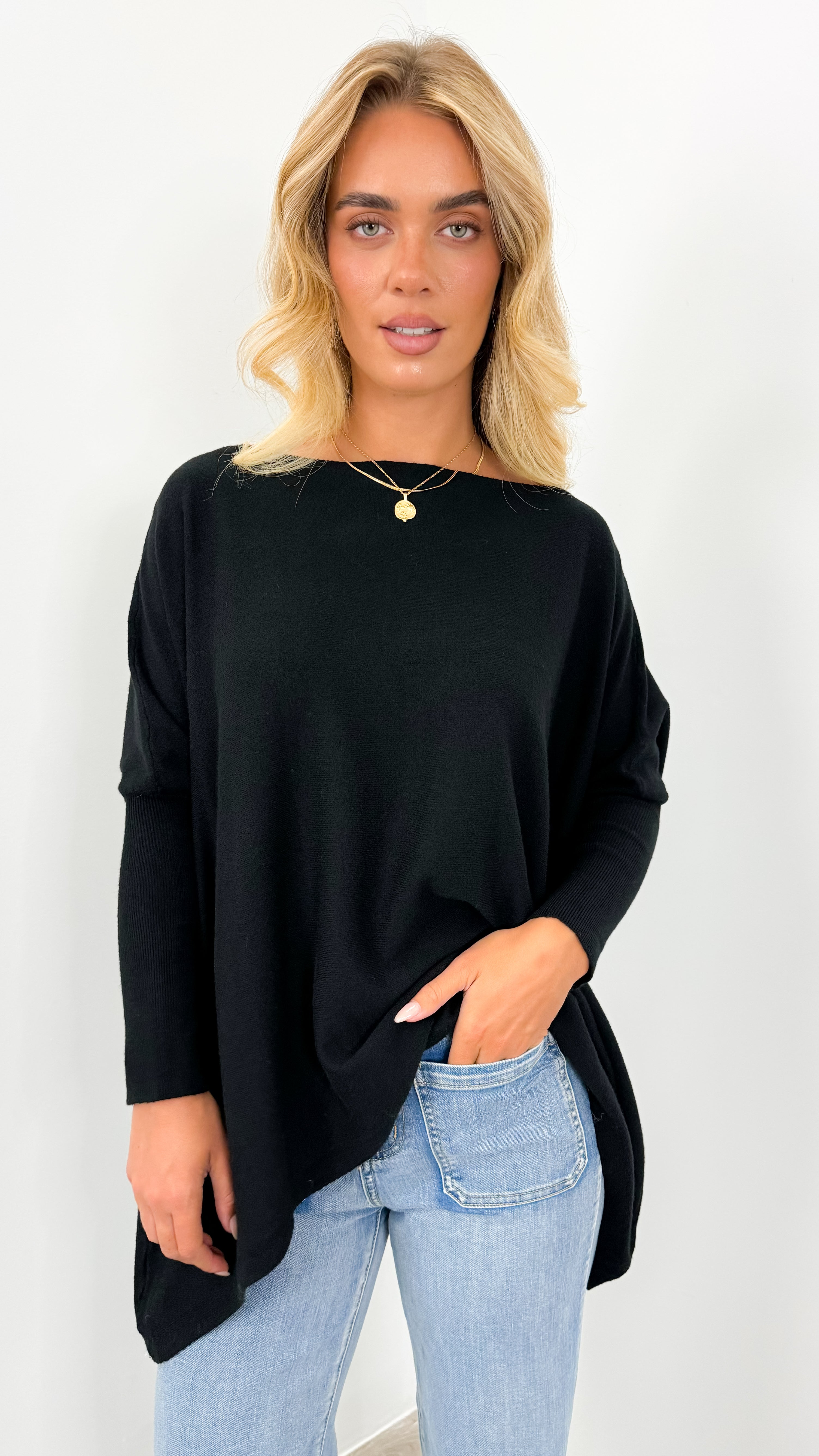 TESSA KNIT - BLACK