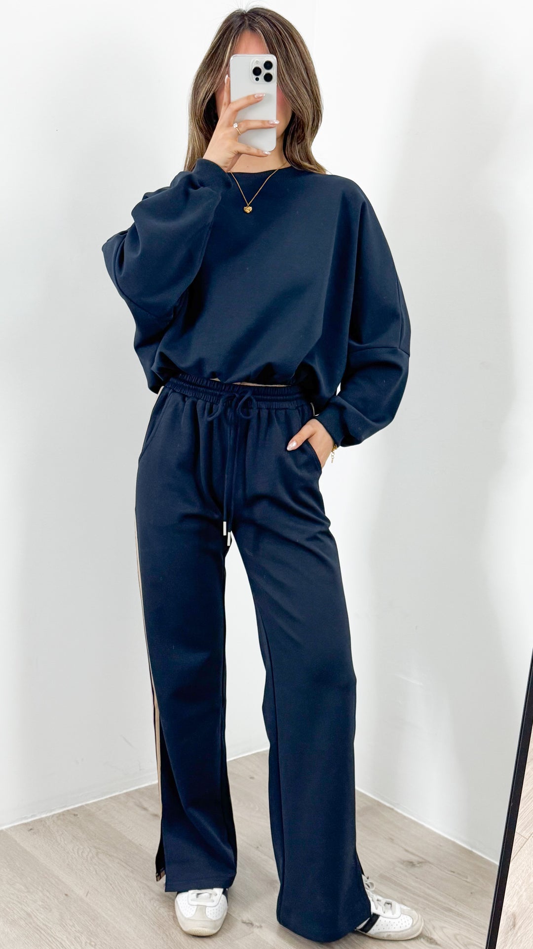 DANTE SWEAT TOP - NAVY