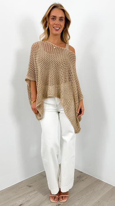 BENITA TOP - GOLD
