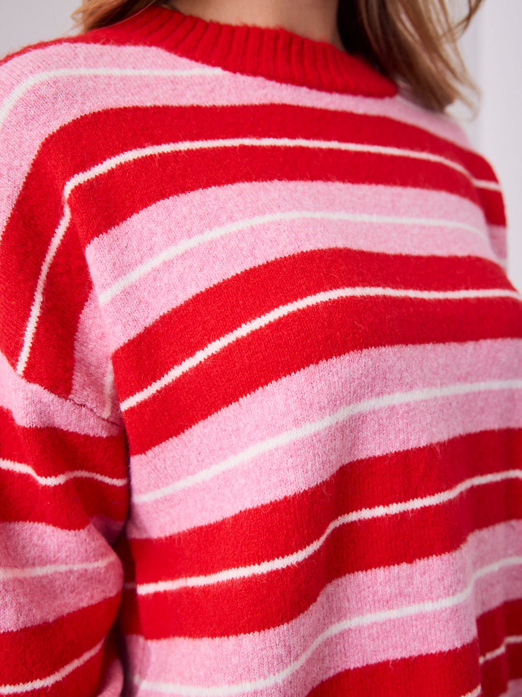 CHARLES KNIT - RED/PINK