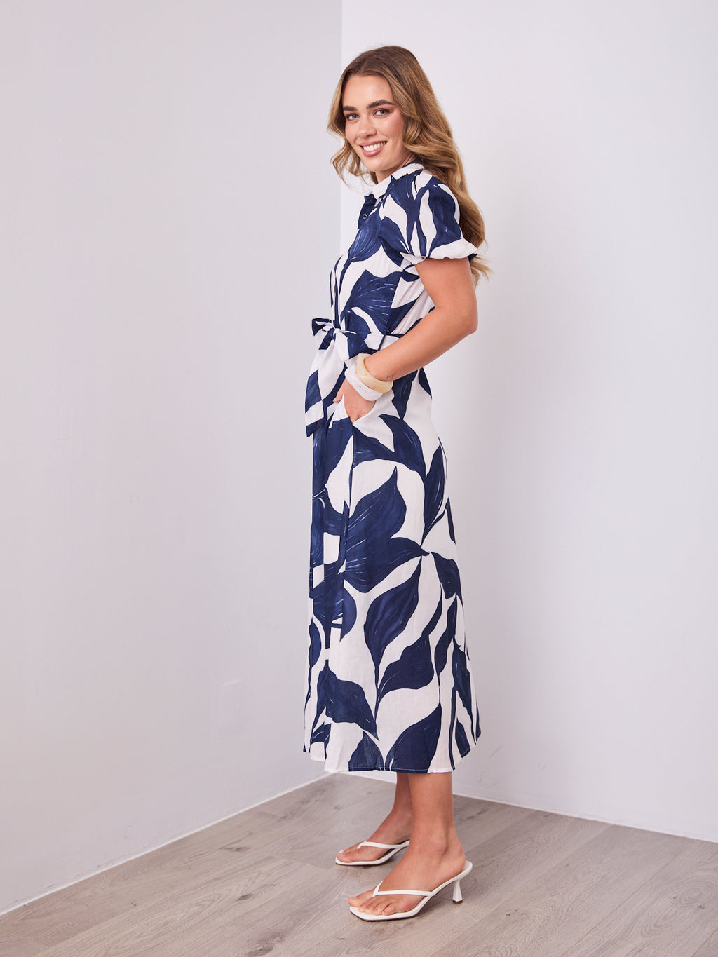 FAYE DRESS - NAVY