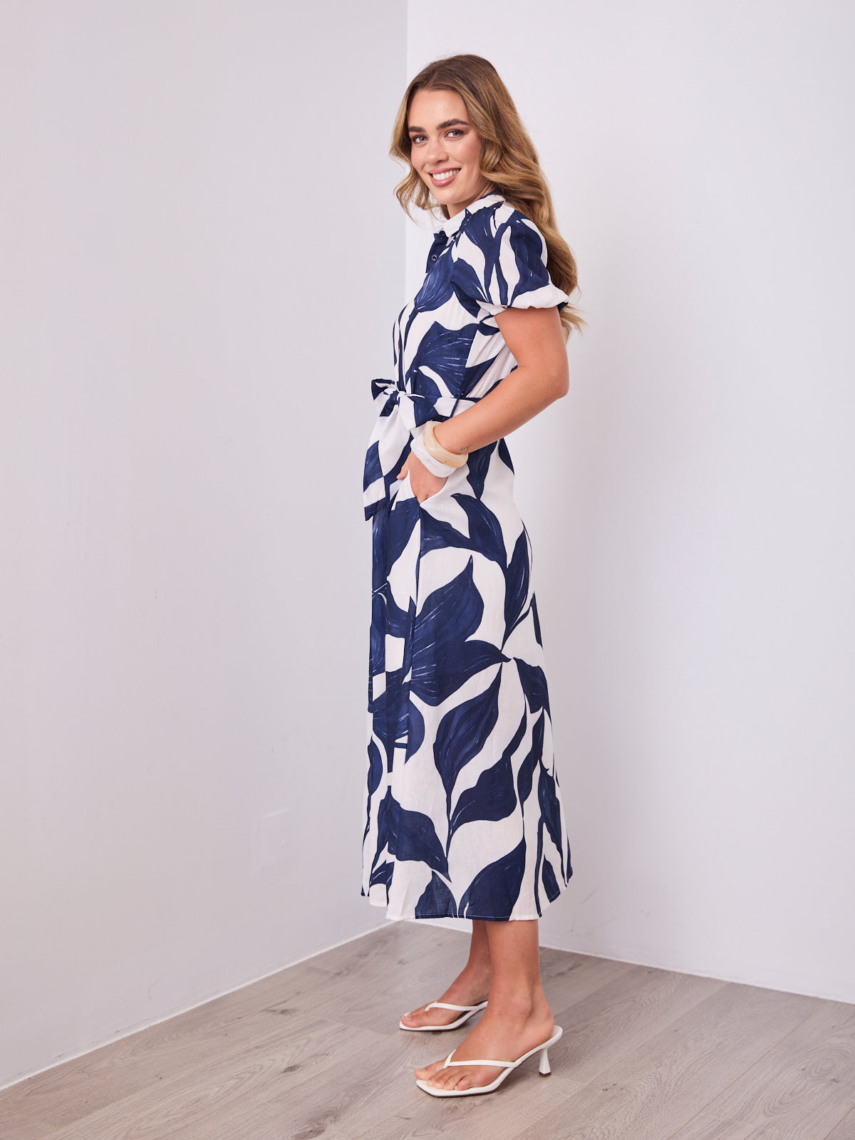FAYE DRESS - NAVY