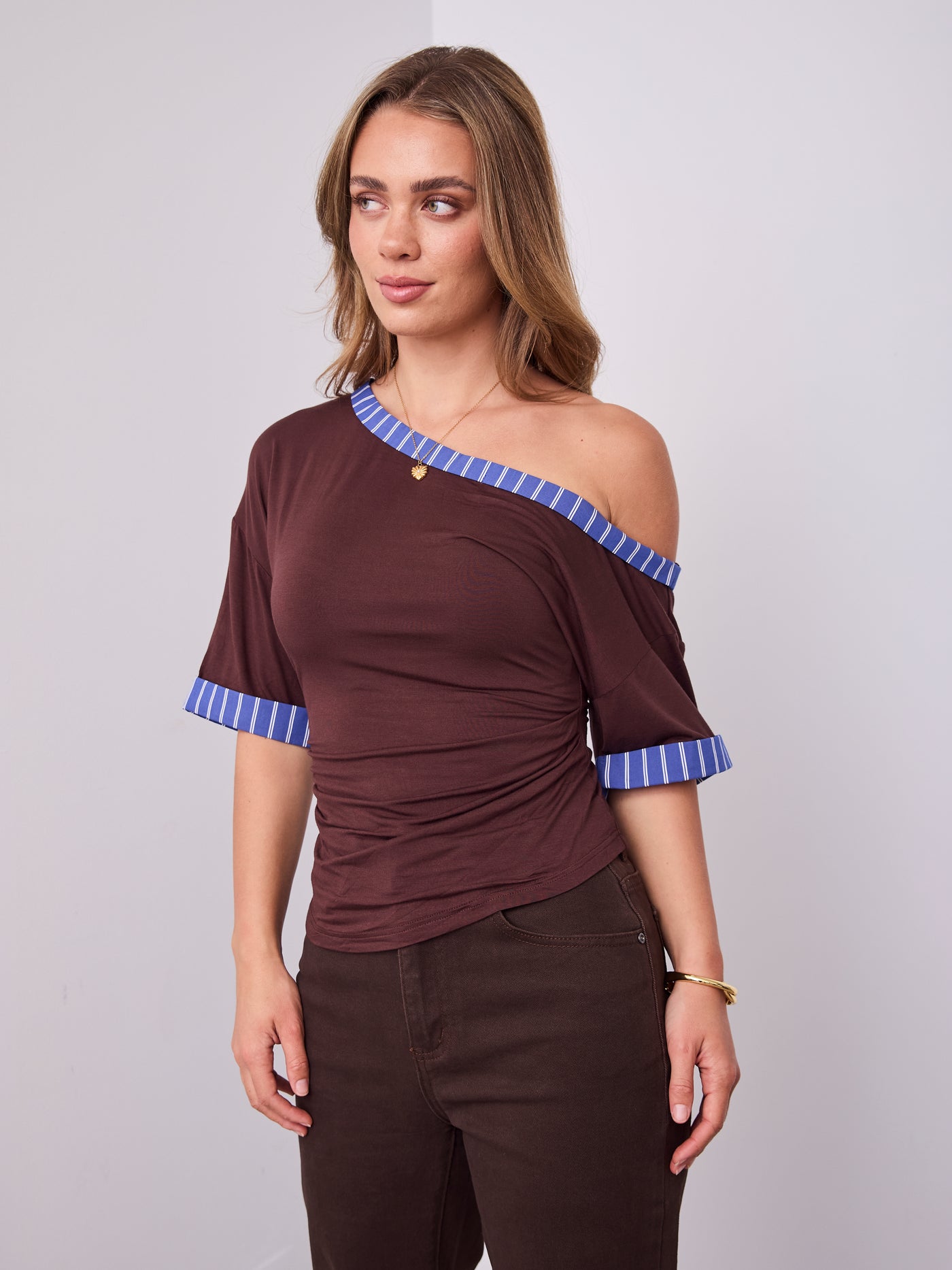 JED TOP - CHOCOLATE