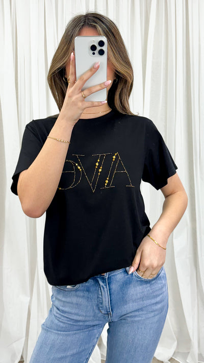 AVE TEE - BLACK