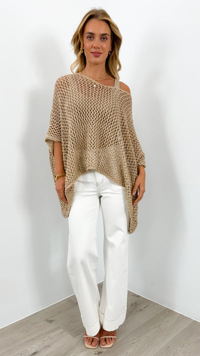 BENITA TOP - GOLD