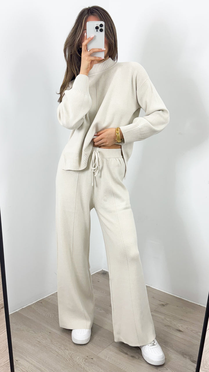 DELTA KNIT PANT - BONE