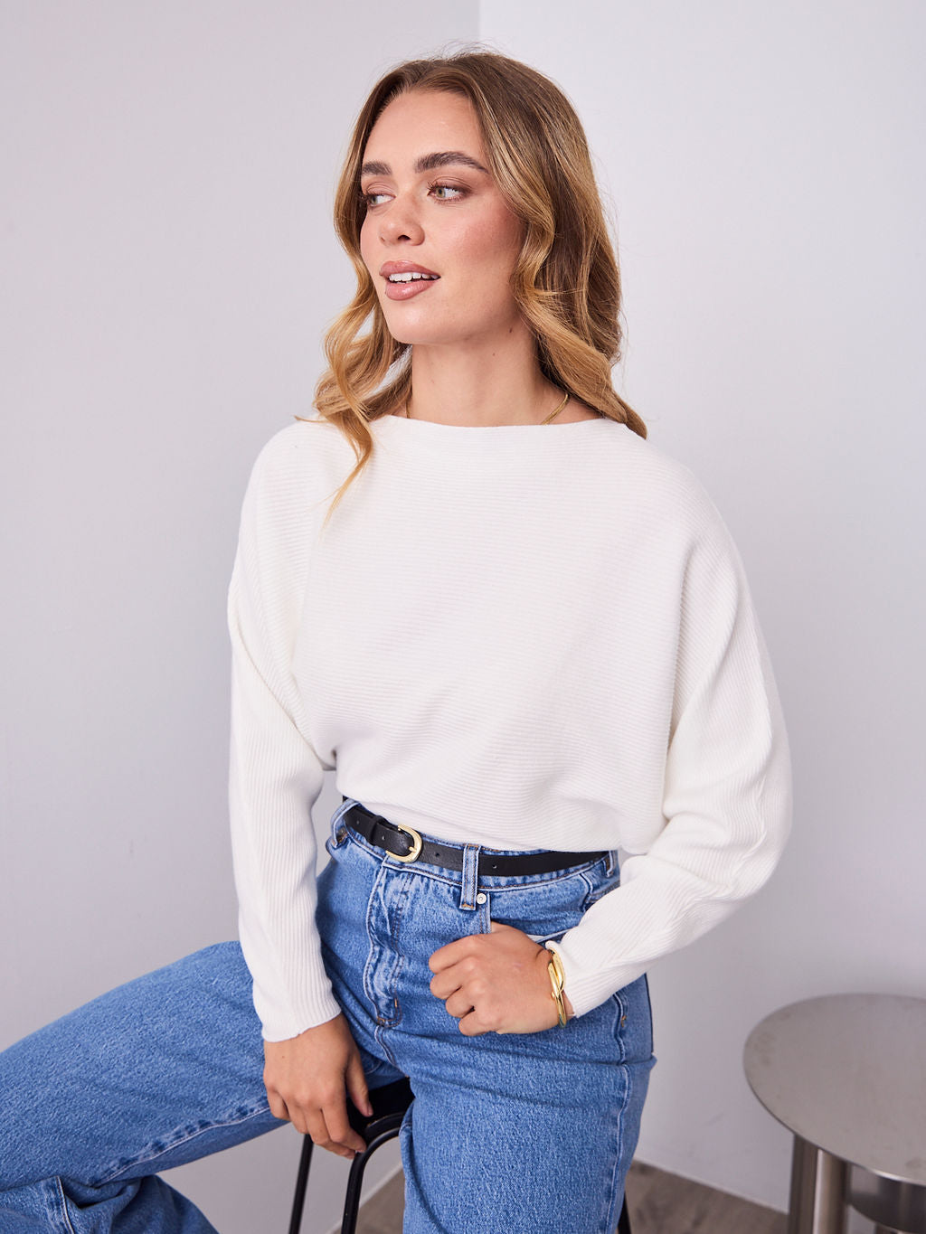 MONA KNIT - WHITE