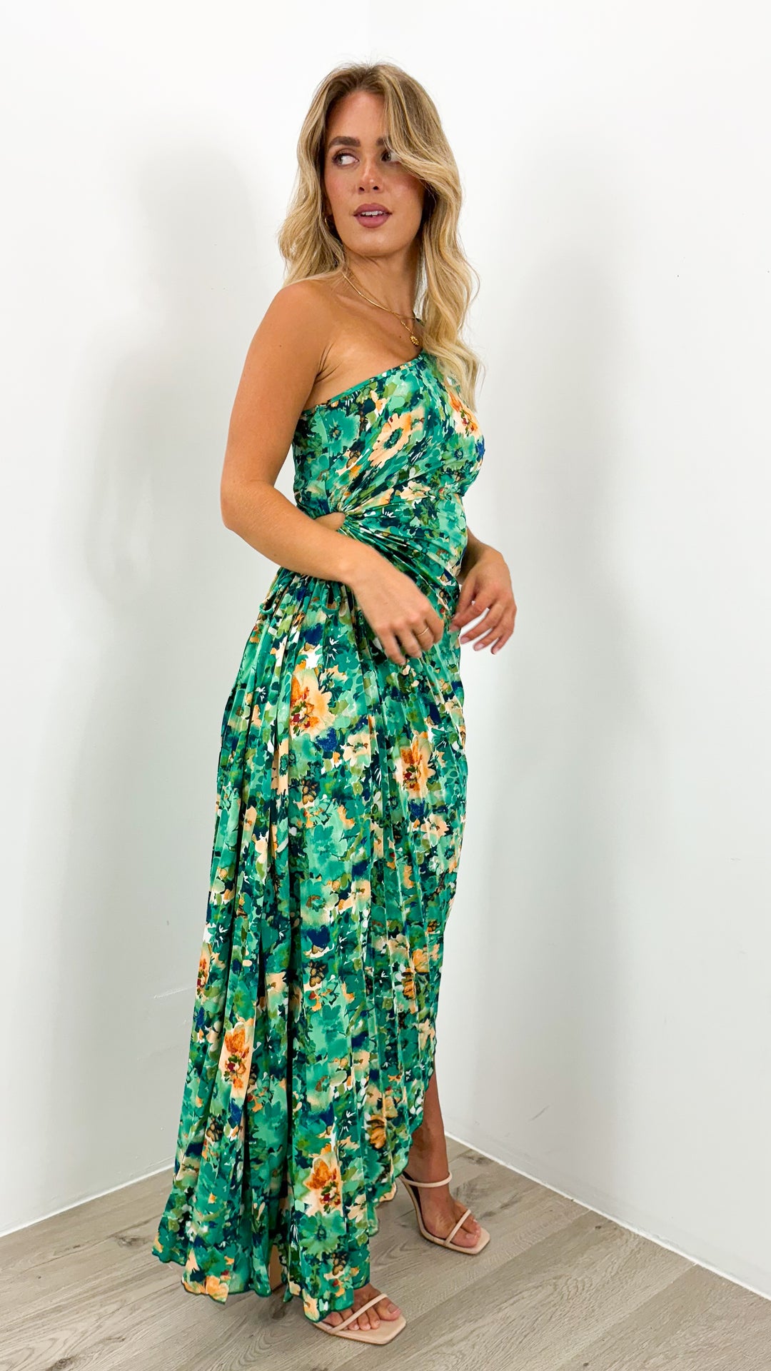 ALINA DRESS - GREEN