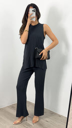 HYATT KNIT SET - CHARCOAL