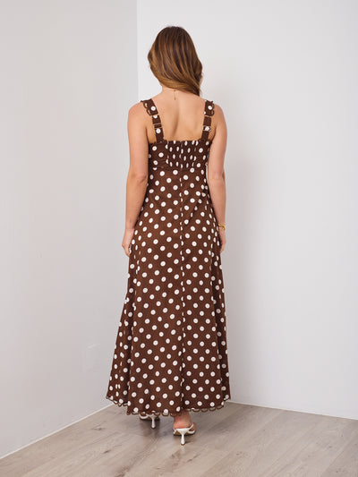GRACIE DRESS - CHOCOLATE