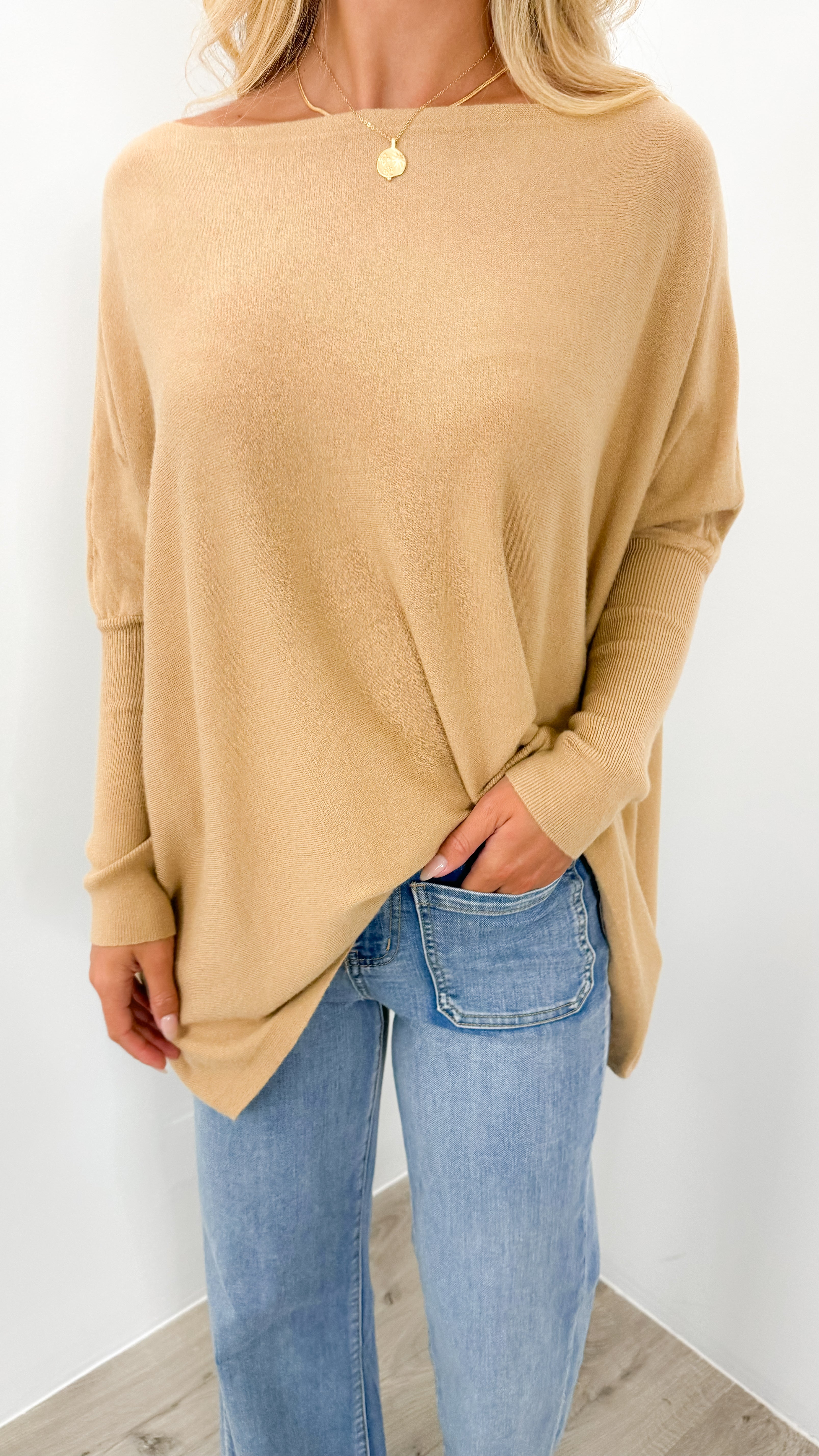 TESSA KNIT - CAMEL