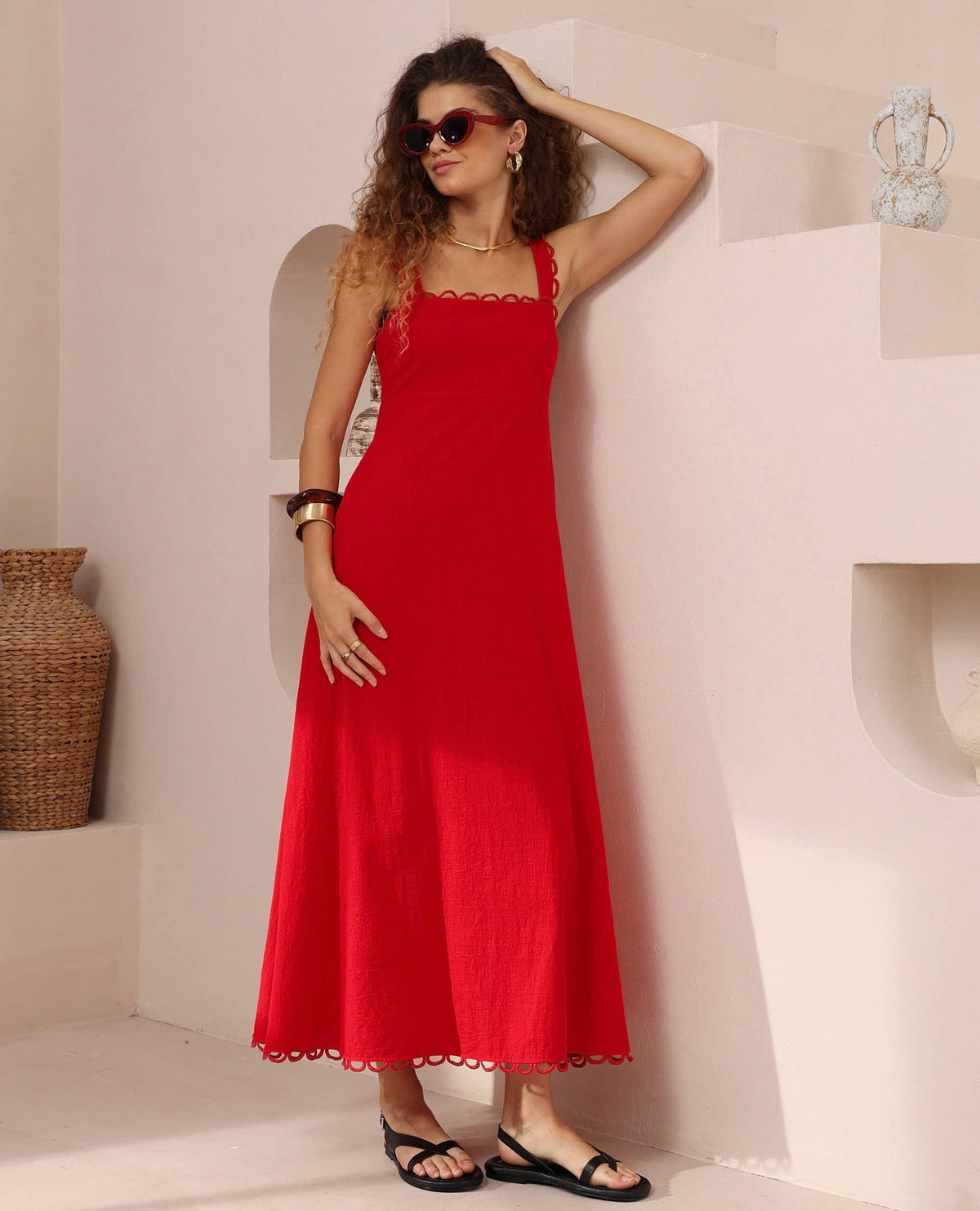 RUBY DRESS - RED