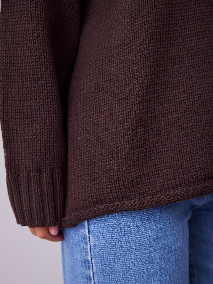MARLO KNIT - CHOCOLATE