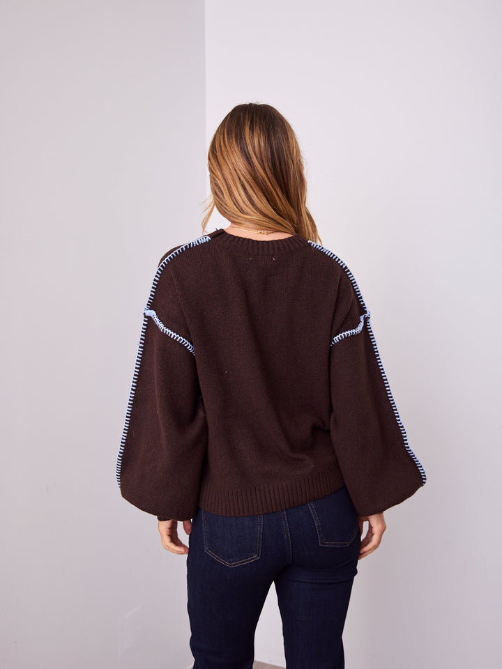 BONNIE KNIT - CHOCOLATE