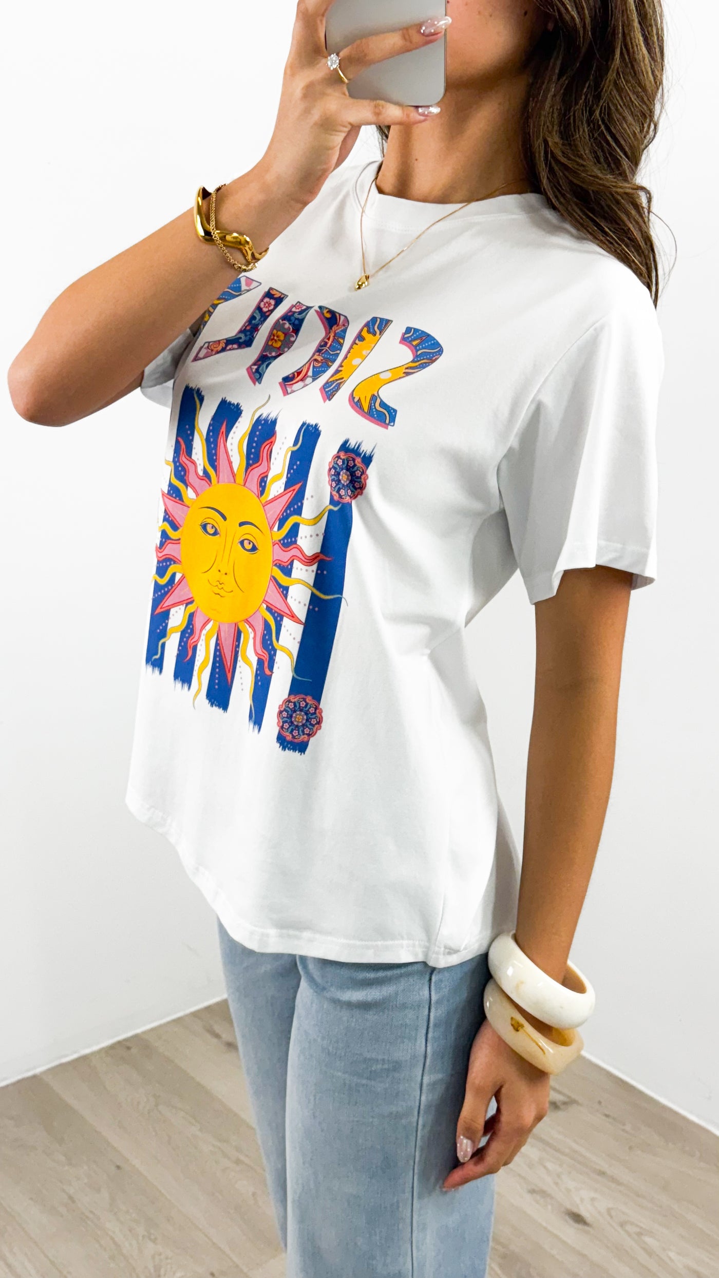 SUMMER SICILY TEE - WHITE