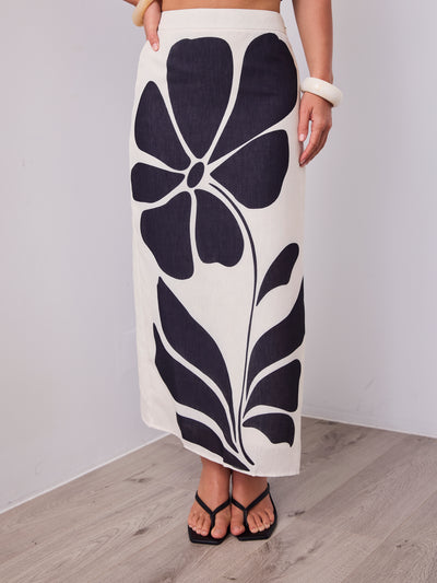 KOKO MAXI SKIRT - CREAM