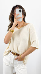 GIANNA TOP - BONE