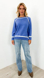 NAOMI KNIT - BLUE
