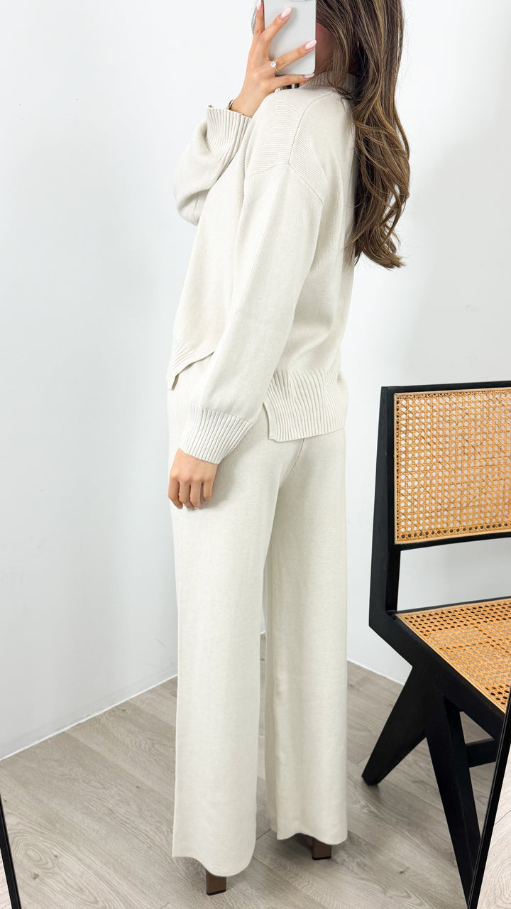 DELTA KNIT PANT - BONE