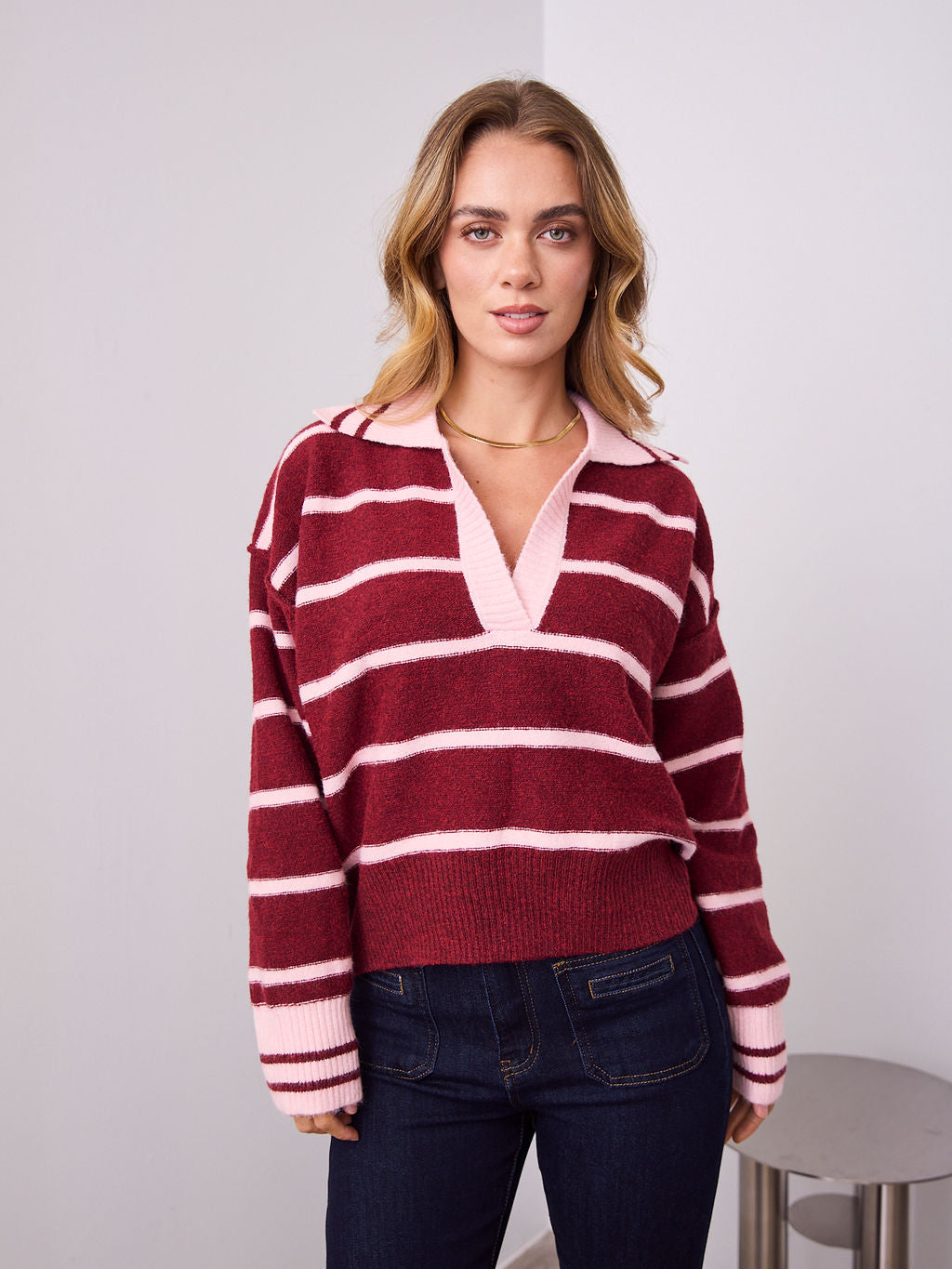 PEPPA KNIT - MERLOT