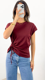 ELISHA TEE - WINE