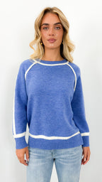 NAOMI KNIT - BLUE