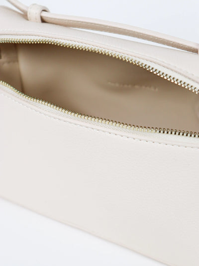 THALIA TOP HANDLE CROSSBODY BAG - CREAM