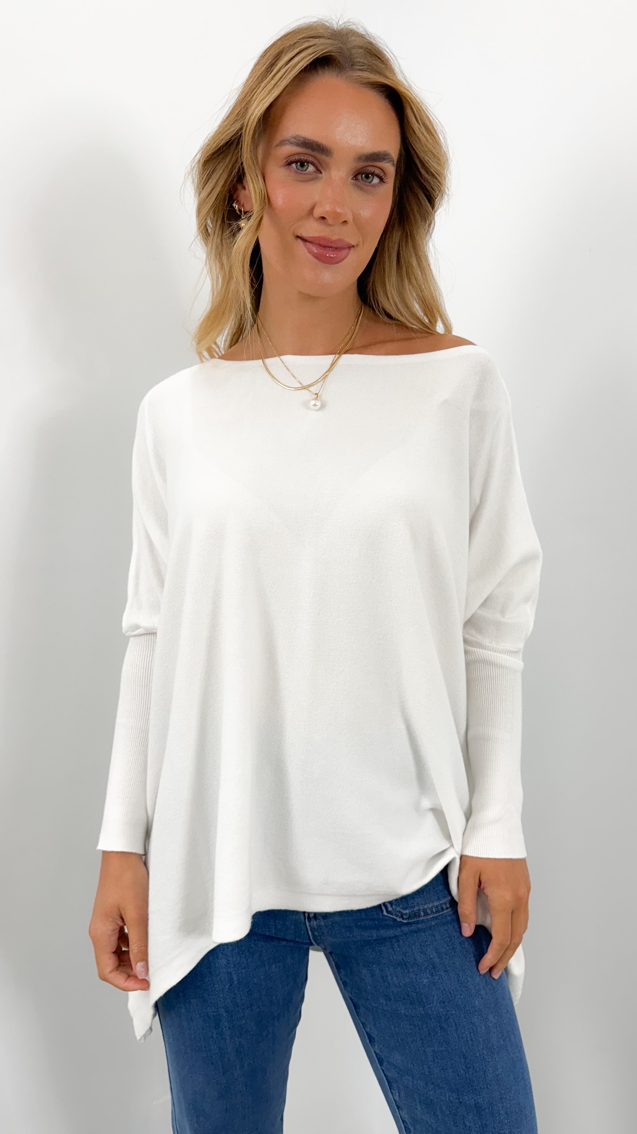 TESSA KNIT - WHITE