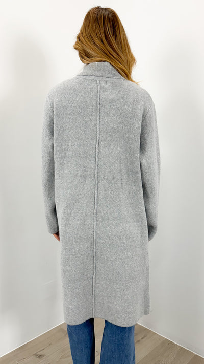 ALBA COATIGAN - GREY