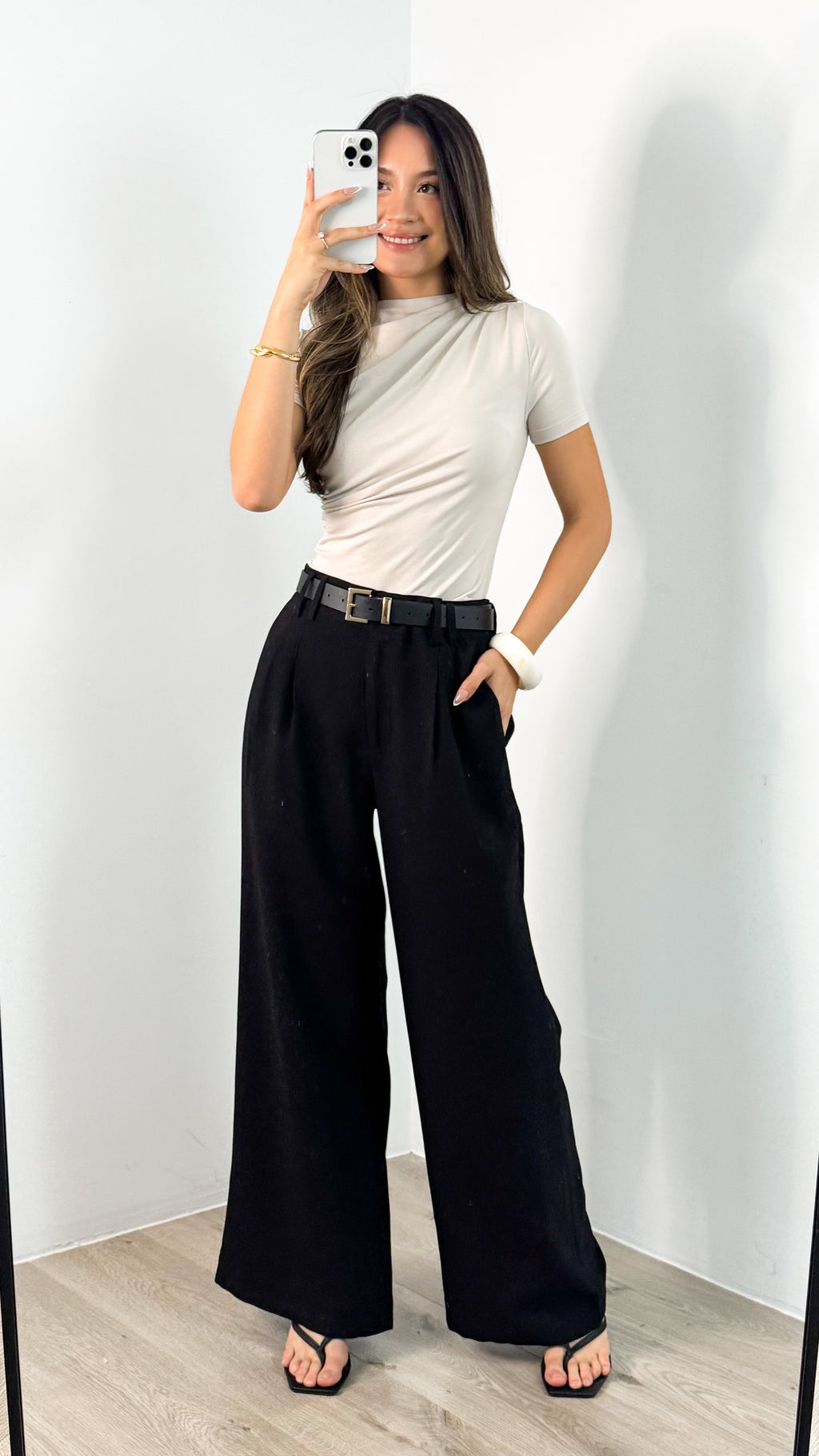 JOSEPH PANT - BLACK