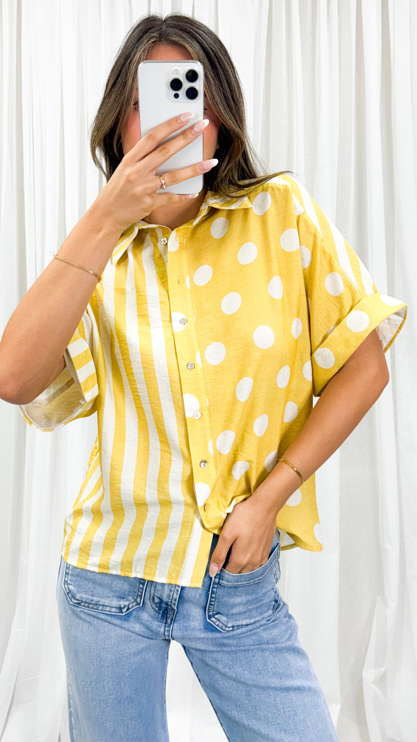 ANIA SHIRT - YELLOW