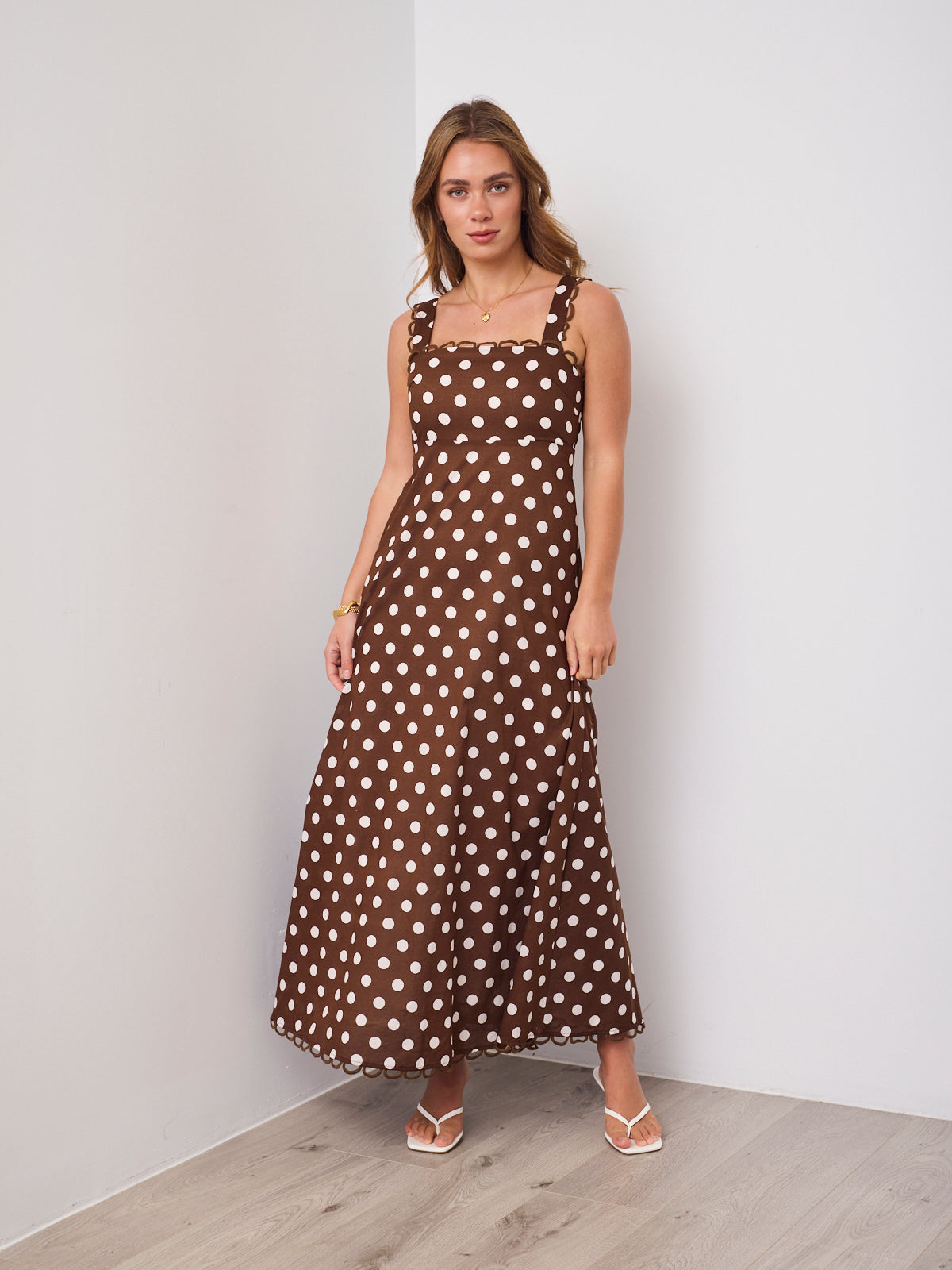 GRACIE DRESS - CHOCOLATE