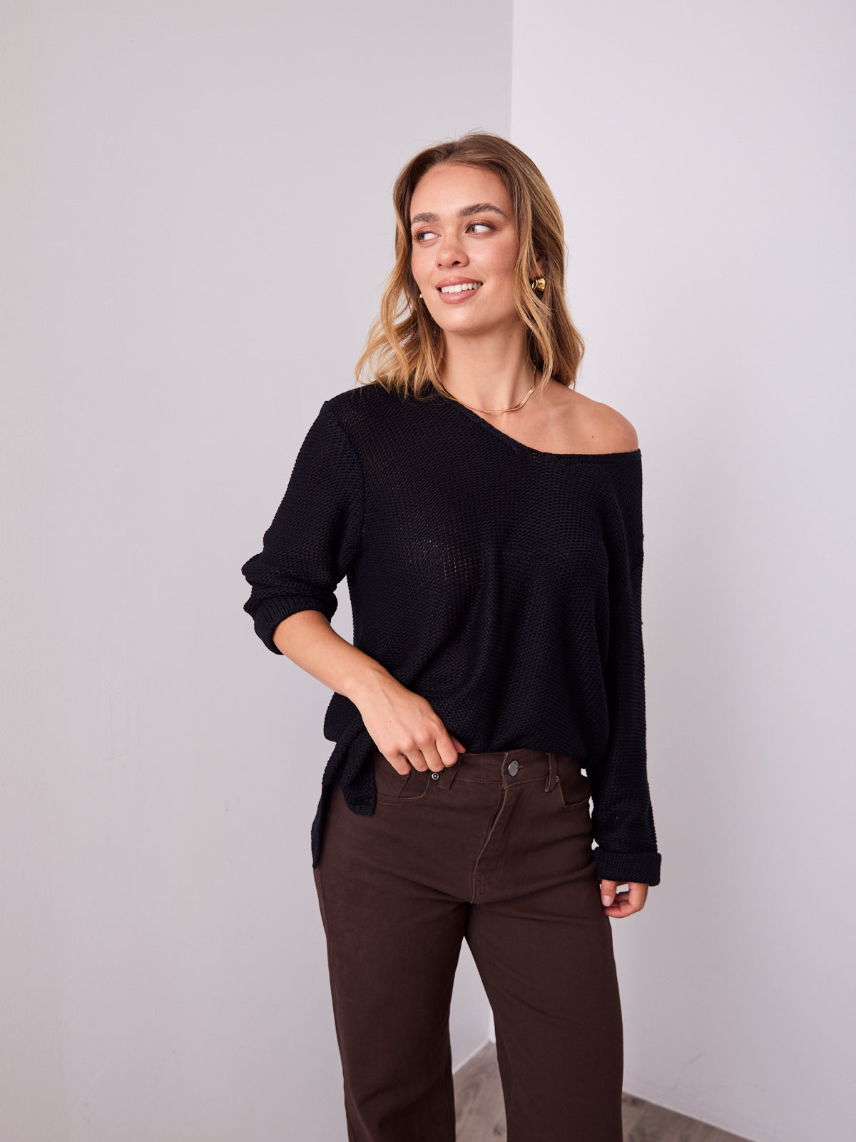 TIANA KNIT - BLACK
