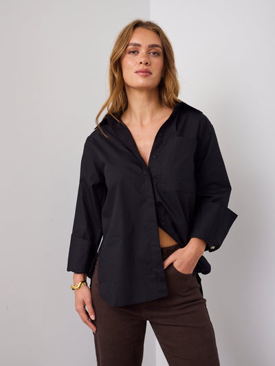 XAVIER SHIRT - BLACK