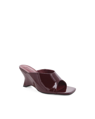 'BILLINI' ISELLE - DARK CHERRY PATENT