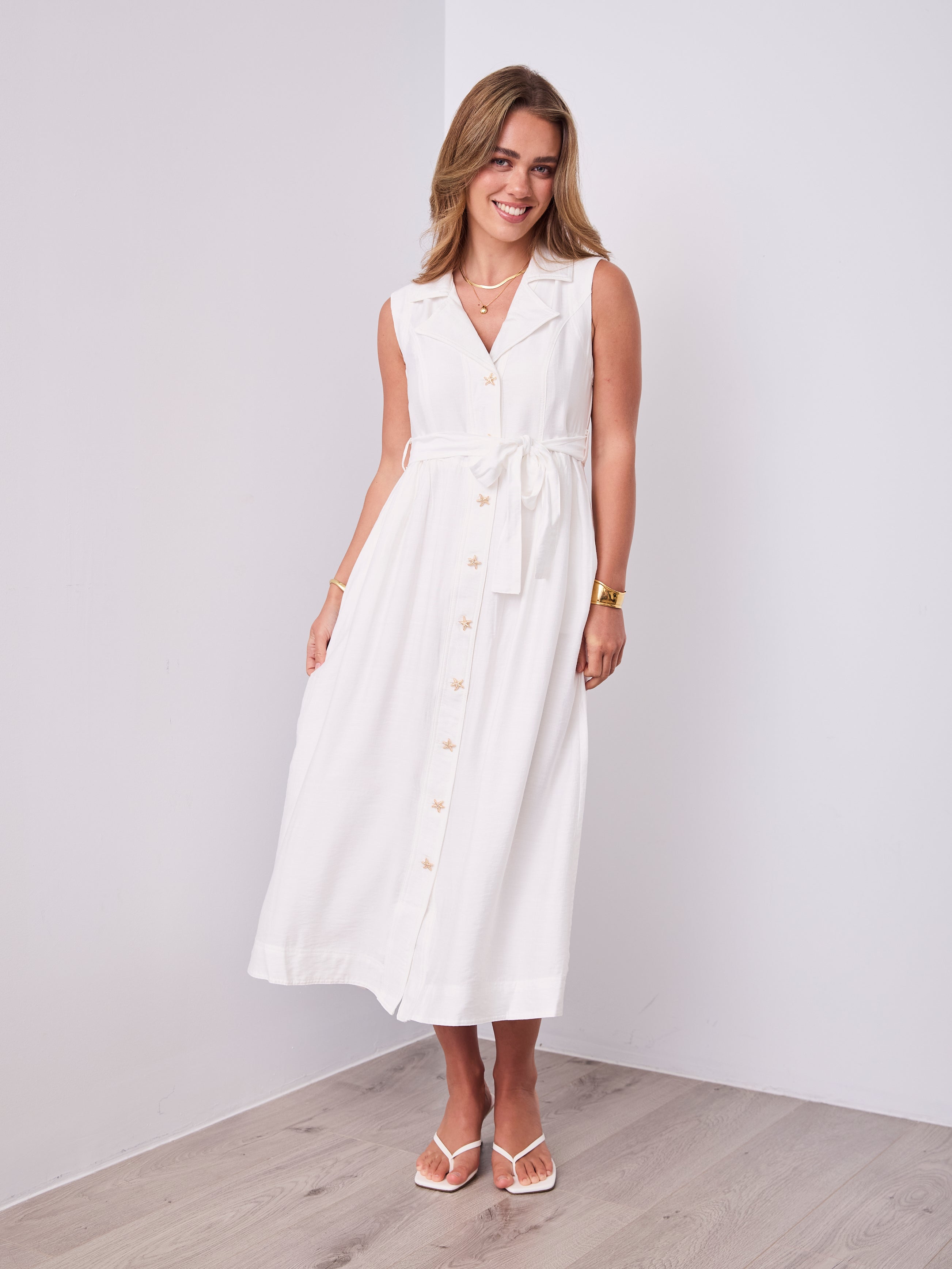 SORELLE DRESS - WHITE