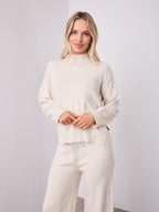 DELTA KNIT TOP - BONE