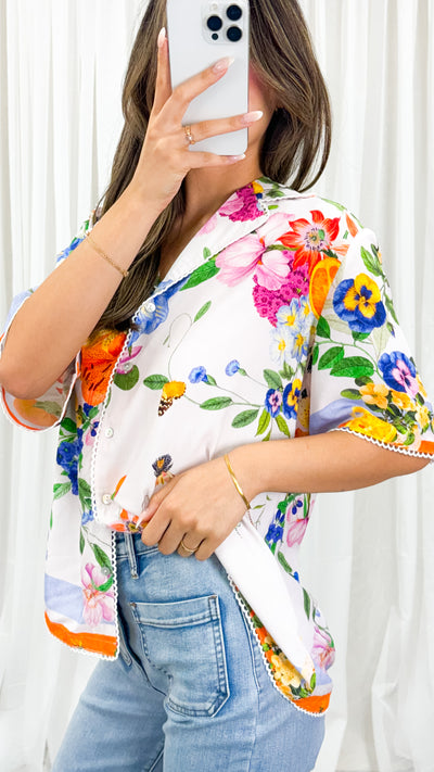 LE PALME SHIRT - FLORAL