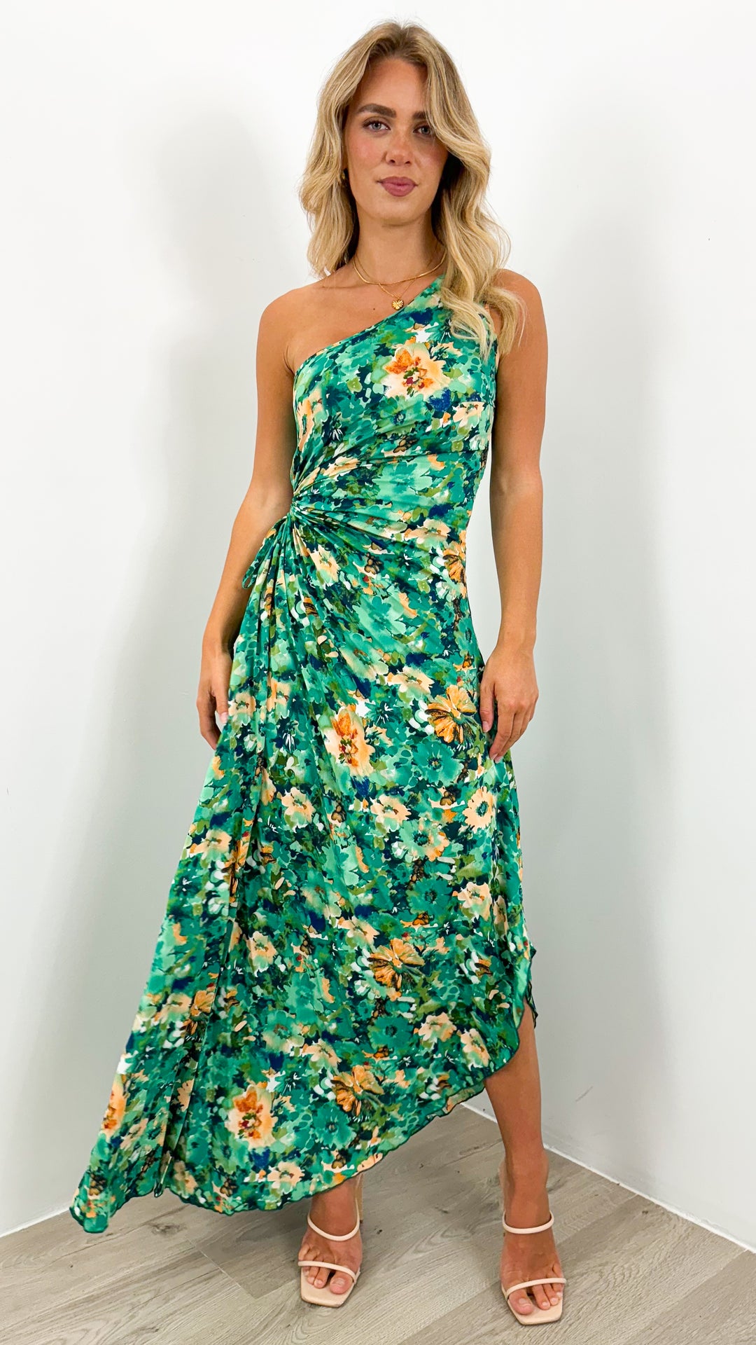 ALINA DRESS - GREEN