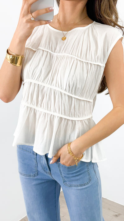 NAMMOS TOP - WHITE
