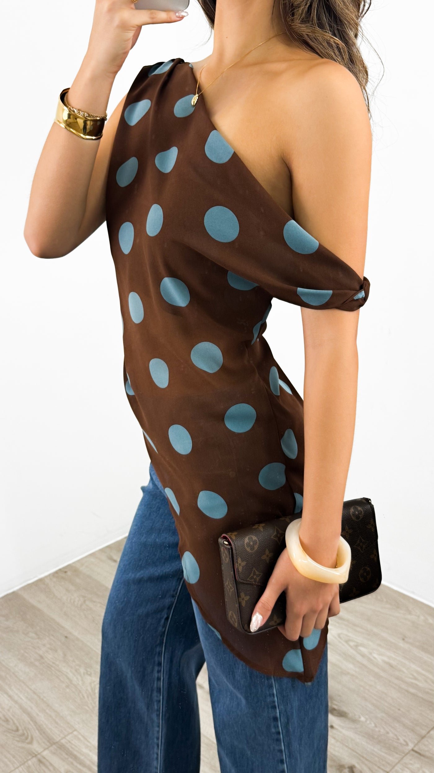 ZERRIN TOP - CHOCOLTE