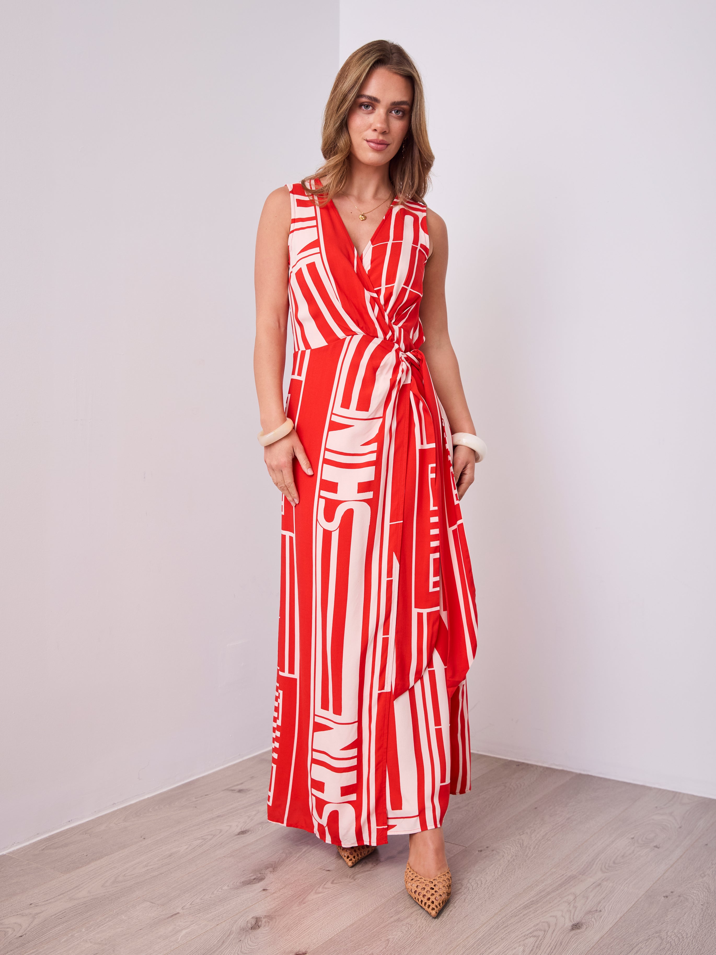 REBECCA MAXI DRESS - RED