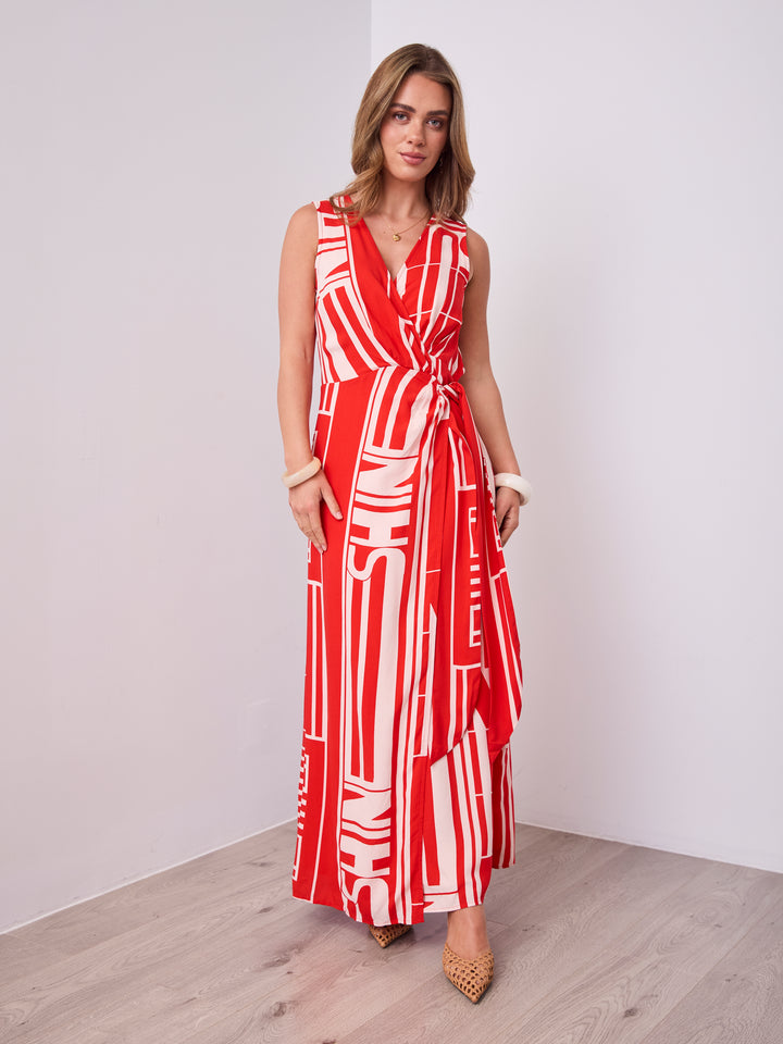 REBECCA MAXI DRESS - RED