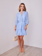 ANNABELLE DRESS - BABY BLUE