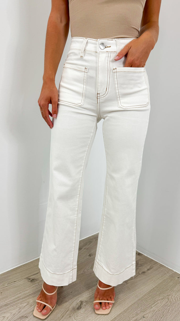 FITZROY JEAN - OFF WHITE