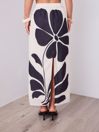 KOKO MAXI SKIRT - CREAM