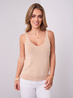 AUDREY SINGLET TOP - SAND
