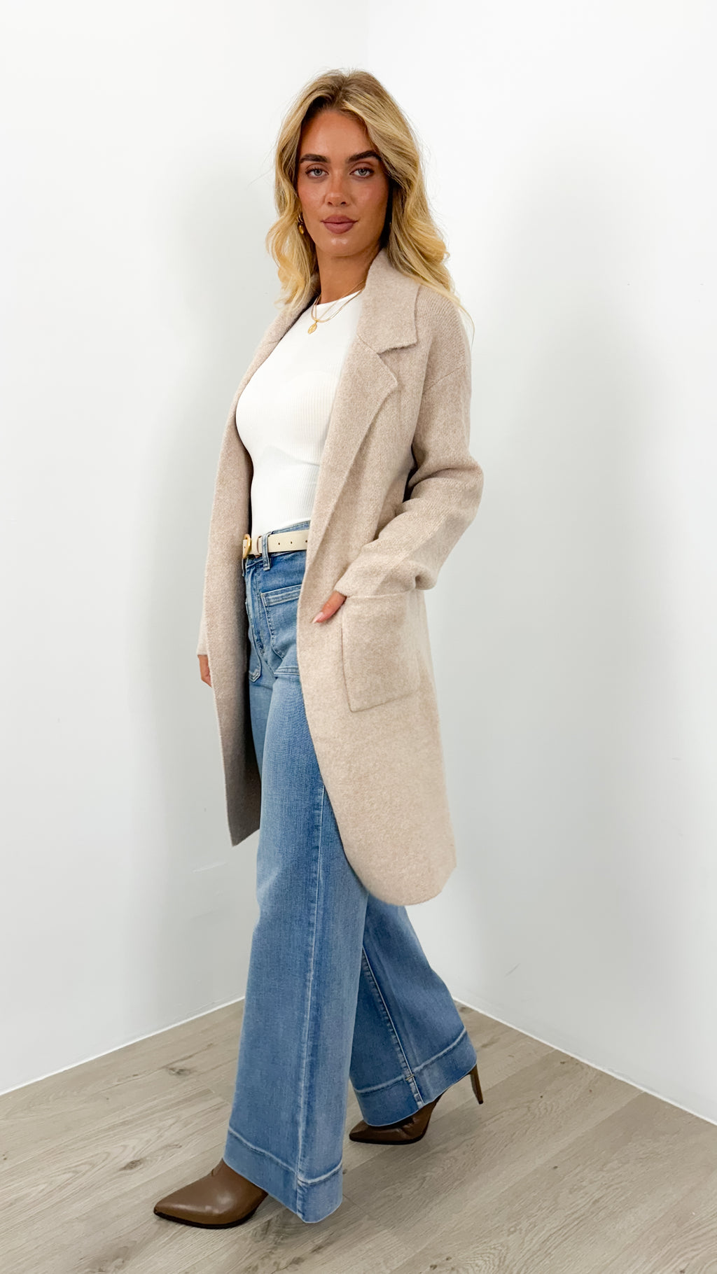 ZEETA COATIGAN -  LATTE