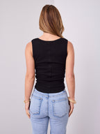 SATURDAY TANK TOP - BLACK