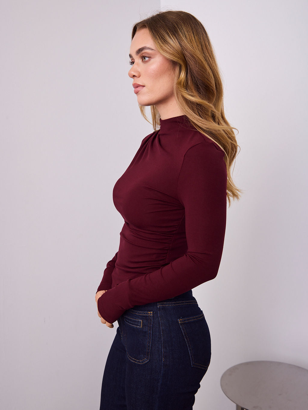 NINA TOP - MERLOT